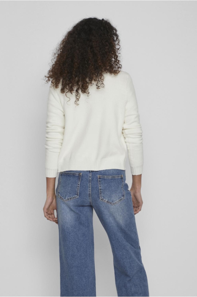 VIRIL SHORT L/S KNIT CARDIGAN-NOOS 14060800 White Alyssum